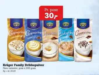 Poetzsch Padborg Krüger Family Drikkepulver tilbud