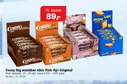 Poetzsch Padborg Corny Big müslibar eller Pick Up! Original tilbud