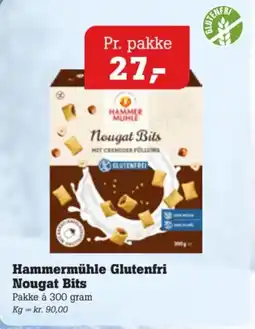 Poetzsch Padborg Hammermühle Glutenfri Nougat Bits tilbud