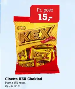 Poetzsch Padborg Cloetta Kex Choklad tilbud