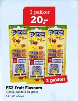Poetzsch Padborg PEZ Fruit Flavours tilbud