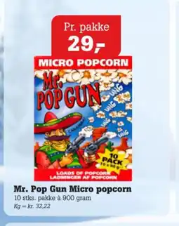 Poetzsch Padborg Mr. Pop Gun Micro popcorn tilbud