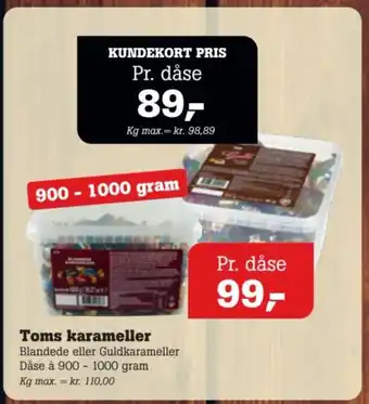 Poetzsch Padborg Toms karameller tilbud