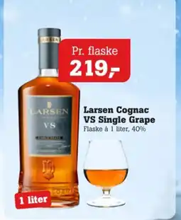 Poetzsch Padborg Larsen Cognac VS Single Grape tilbud