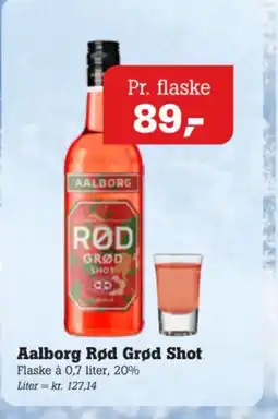 Poetzsch Padborg Aalborg Rød Grød Shot tilbud