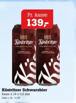 Poetzsch Padborg Köstritzer Schwarzbier tilbud