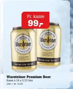 Poetzsch Padborg Warsteiner Premium Beer tilbud