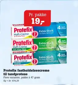Poetzsch Padborg Protefix fastholdelsescreme til tandprotese tilbud