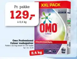Poetzsch Padborg OMO Professional Colour vaskepulver tilbud