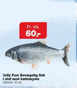 Poetzsch Padborg Jolly Paw Bevægelig fisk i stof med kattemynte tilbud