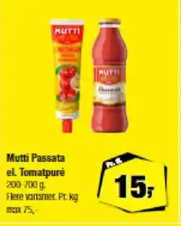 Calle Mutti Passata el. Tomatpuré tilbud