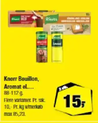 Knorr Bouillon, Aromat el..