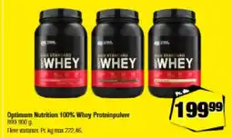 Calle Optimum Nutrition 100% Whey Proteinpulver tilbud