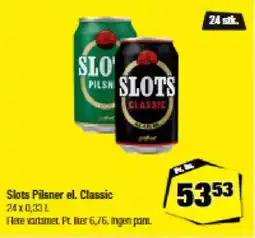 Calle Slots Pilsner el. Classic tilbud