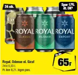 Calle Royal, Odense el. Giraf tilbud