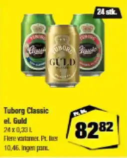 Calle Tuborg Classic el. Guld tilbud