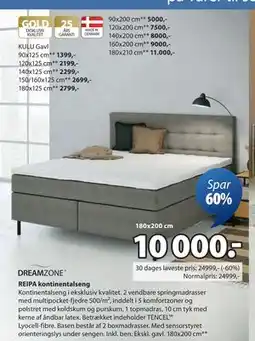 JYSK REIPA kontinentalseng tilbud