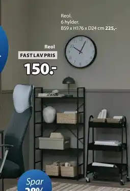 JYSK Reol tilbud