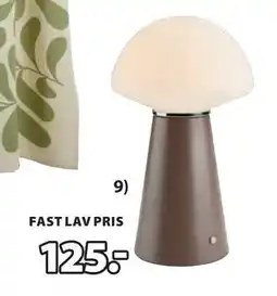 JYSK LEIF batterilampe tilbud