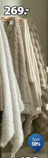 JYSK MYRFIOL plaid tilbud