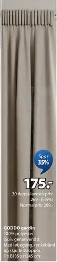 JYSK GODDO gardin tilbud