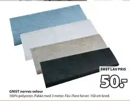 JYSK GNIST nervøs velour tilbud