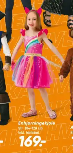 Bilka Enhjørningekjole tilbud