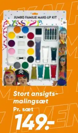 Bilka Stort ansigtsmalingsæt tilbud