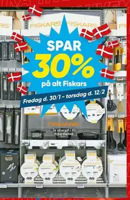 Bilka SPAR 30% på alt Fiskars tilbud