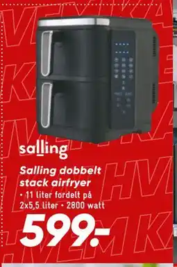 Bilka Salling dobbelt stack airfryer tilbud