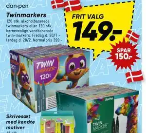 Bilka Twinmarkers tilbud