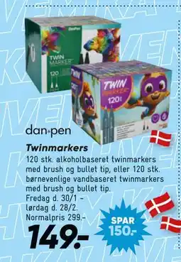 Bilka Twinmarkers tilbud