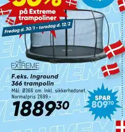 Bilka Inground 366 trampolin tilbud