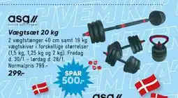 Bilka Vægtsæt 20 kg tilbud