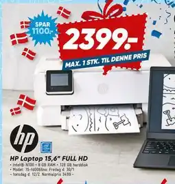 Bilka HP Laptop 15,6” FULL HD tilbud