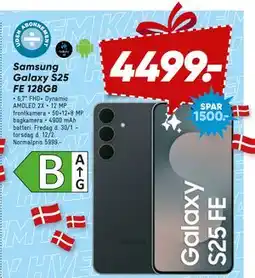 Bilka Samsung Galaxy S25 FE 128GB tilbud