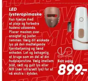 Bilka LED lysterapimaske tilbud