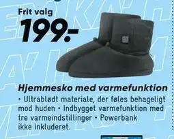 Bilka Hjemmesko med varmefunktion tilbud