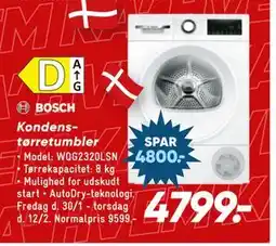 Bilka Kondens tørretumbler tilbud