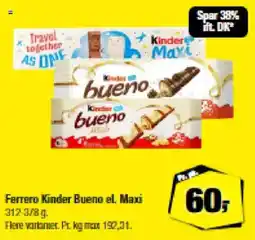 Calle Ferrero Kinder Bueno el. Maxi tilbud