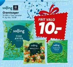 Bilka Grøntsager tilbud