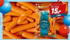 Bilka Danske gulerødder tilbud