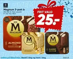Bilka Magnum 3-pak is tilbud