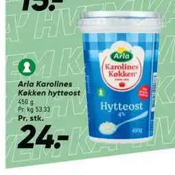 Bilka Arla Karolines Køkken hytteost tilbud