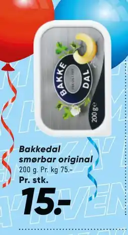 Bilka Bakkedal smørbar original tilbud