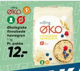 Bilka Økologiske finvalsede havregryn tilbud