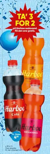 Bilka TA’ 3 FOR 2 på Harboe sodavand tilbud