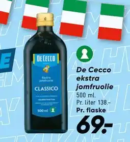 Bilka De Cecco ekstra jomfruolie tilbud