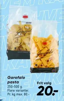 Bilka Garofalo pasta tilbud