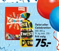 Bilka Twist eller Celebration tilbud